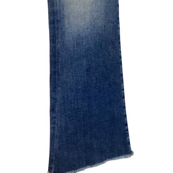 Mother Denim The Weekender Fray Jean In Sweet And Sassy Mid Rise Flare Size 29 - Picture 5 of 14